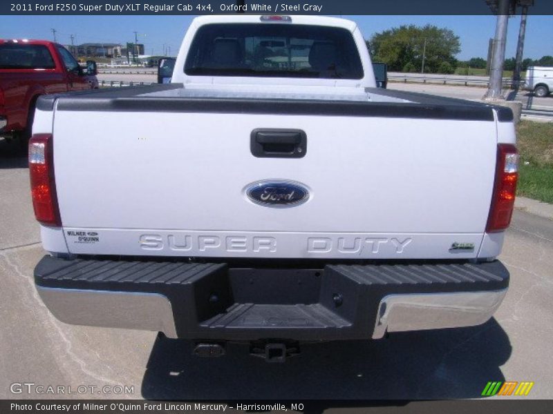 Oxford White / Steel Gray 2011 Ford F250 Super Duty XLT Regular Cab 4x4