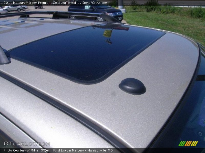 Gold Leaf Metallic / Stone/Greystone 2011 Mercury Mariner Premier