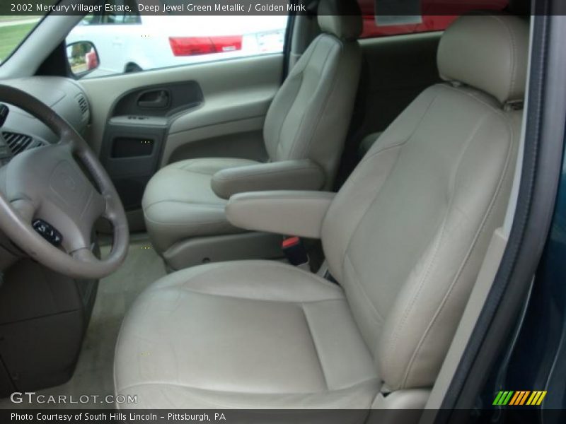 Deep Jewel Green Metallic / Golden Mink 2002 Mercury Villager Estate