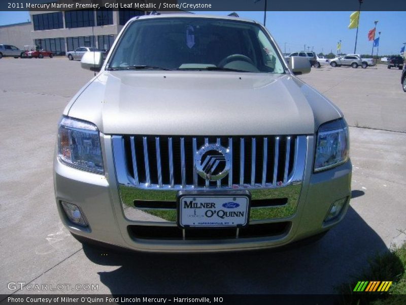 Gold Leaf Metallic / Stone/Greystone 2011 Mercury Mariner Premier