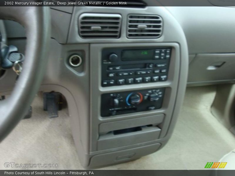 Deep Jewel Green Metallic / Golden Mink 2002 Mercury Villager Estate