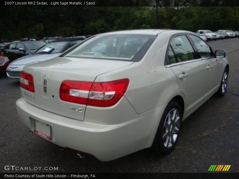 Light Sage Metallic / Sand 2007 Lincoln MKZ Sedan
