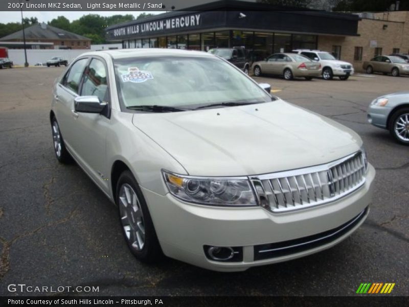 Light Sage Metallic / Sand 2007 Lincoln MKZ Sedan