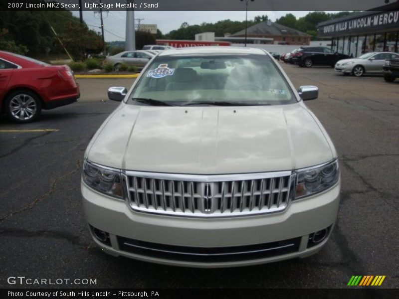 Light Sage Metallic / Sand 2007 Lincoln MKZ Sedan