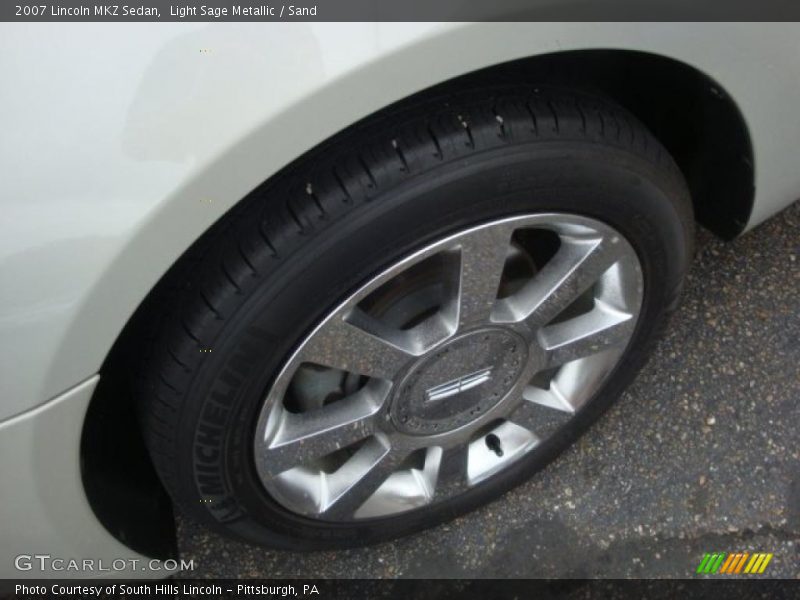 Light Sage Metallic / Sand 2007 Lincoln MKZ Sedan