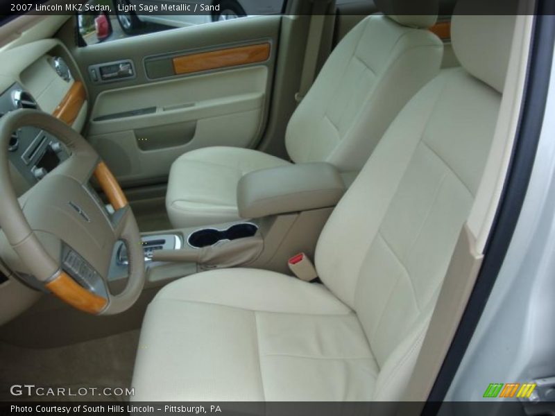 Light Sage Metallic / Sand 2007 Lincoln MKZ Sedan