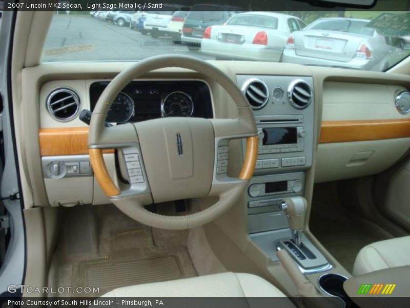Light Sage Metallic / Sand 2007 Lincoln MKZ Sedan