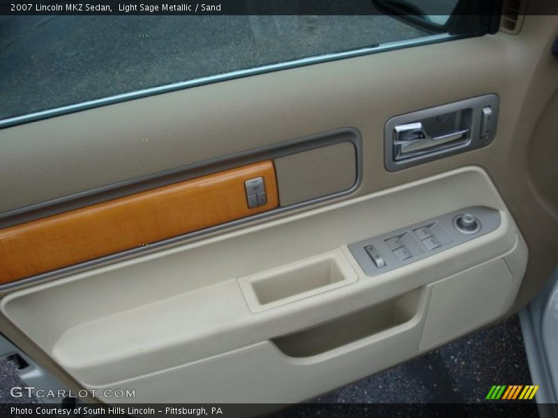 Light Sage Metallic / Sand 2007 Lincoln MKZ Sedan