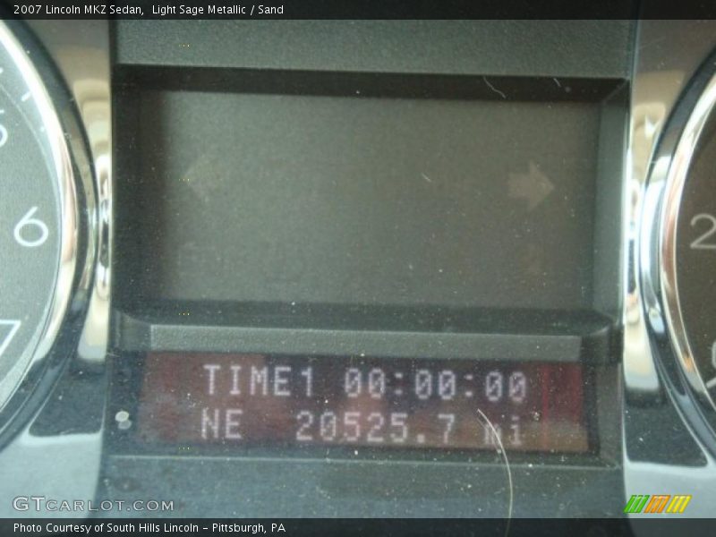 Light Sage Metallic / Sand 2007 Lincoln MKZ Sedan