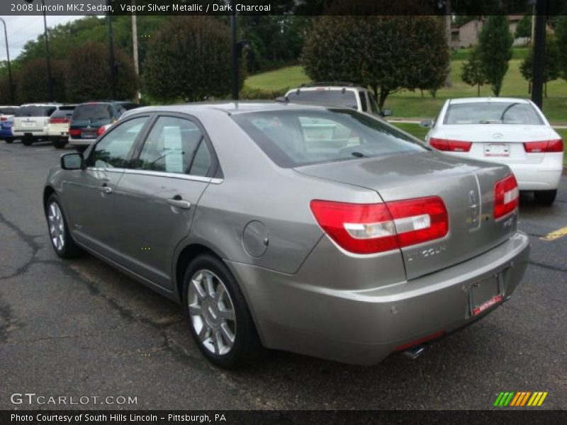 Vapor Silver Metallic / Dark Charcoal 2008 Lincoln MKZ Sedan