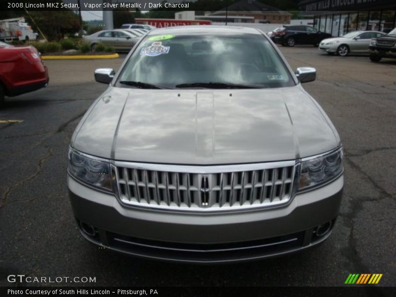 Vapor Silver Metallic / Dark Charcoal 2008 Lincoln MKZ Sedan