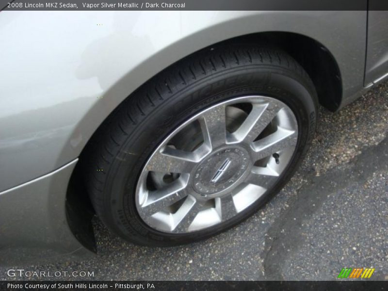 Vapor Silver Metallic / Dark Charcoal 2008 Lincoln MKZ Sedan