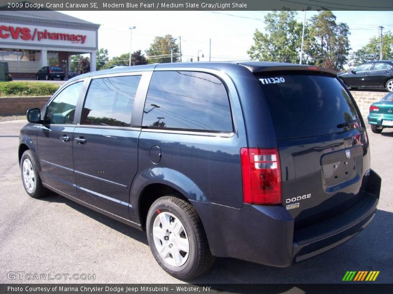 Modern Blue Pearl / Medium Slate Gray/Light Shale 2009 Dodge Grand Caravan SE