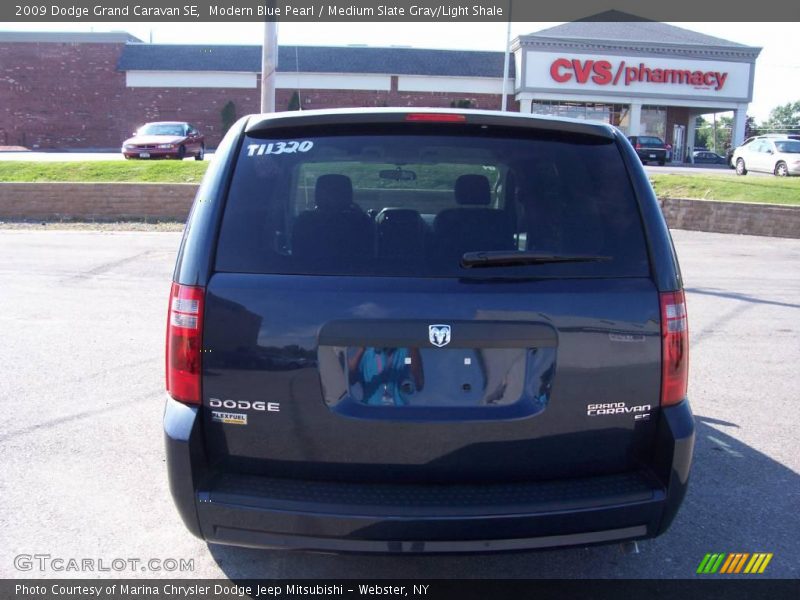Modern Blue Pearl / Medium Slate Gray/Light Shale 2009 Dodge Grand Caravan SE