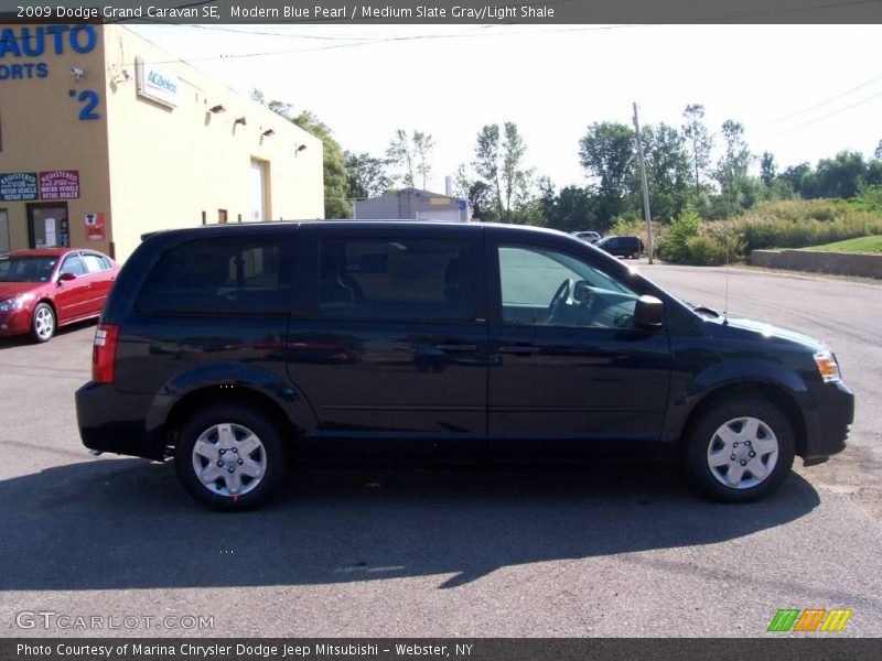 Modern Blue Pearl / Medium Slate Gray/Light Shale 2009 Dodge Grand Caravan SE