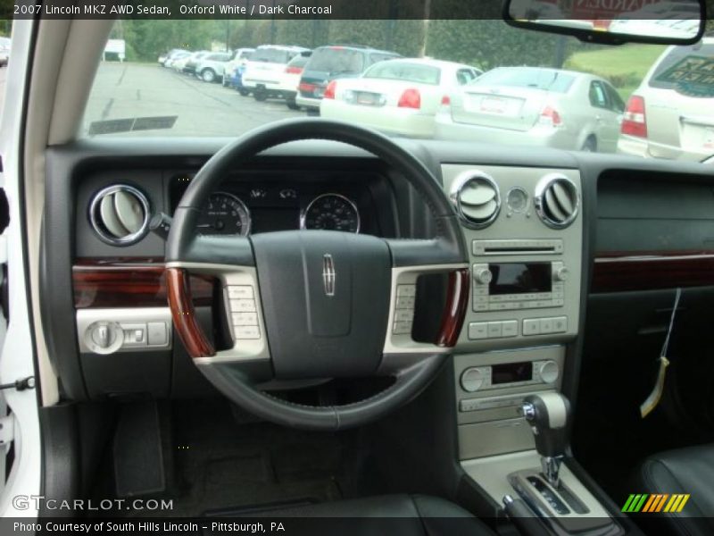 Oxford White / Dark Charcoal 2007 Lincoln MKZ AWD Sedan