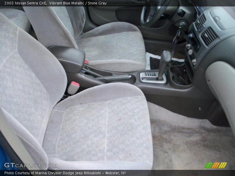 Vibrant Blue Metallic / Stone Gray 2003 Nissan Sentra GXE