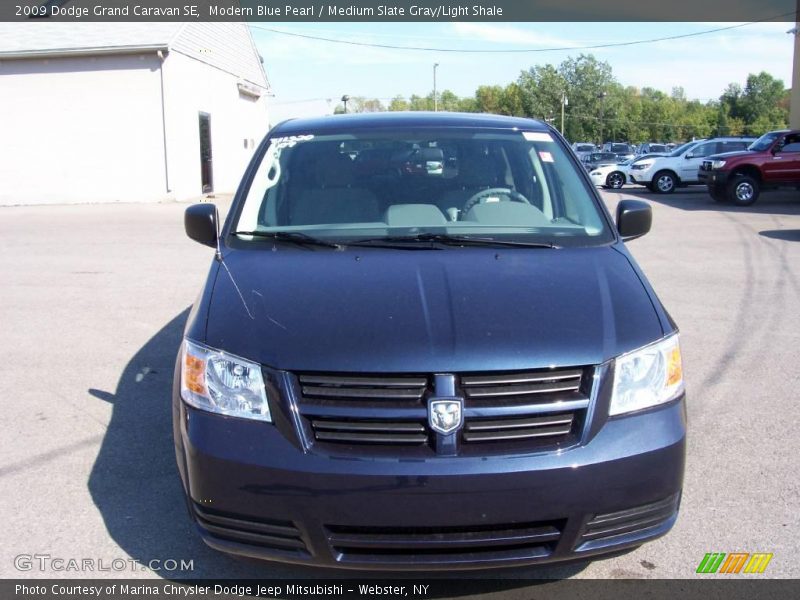 Modern Blue Pearl / Medium Slate Gray/Light Shale 2009 Dodge Grand Caravan SE