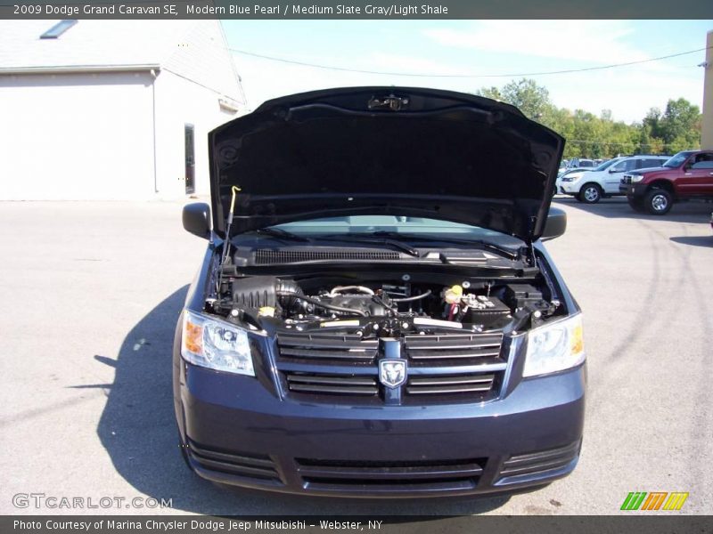 Modern Blue Pearl / Medium Slate Gray/Light Shale 2009 Dodge Grand Caravan SE