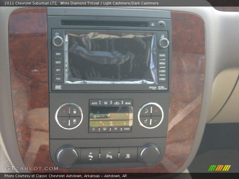 White Diamond Tricoat / Light Cashmere/Dark Cashmere 2011 Chevrolet Suburban LTZ