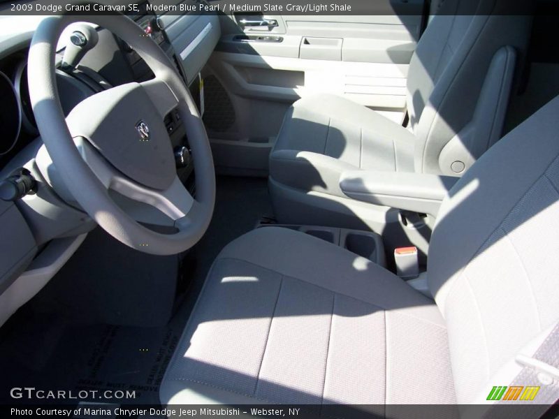 Modern Blue Pearl / Medium Slate Gray/Light Shale 2009 Dodge Grand Caravan SE
