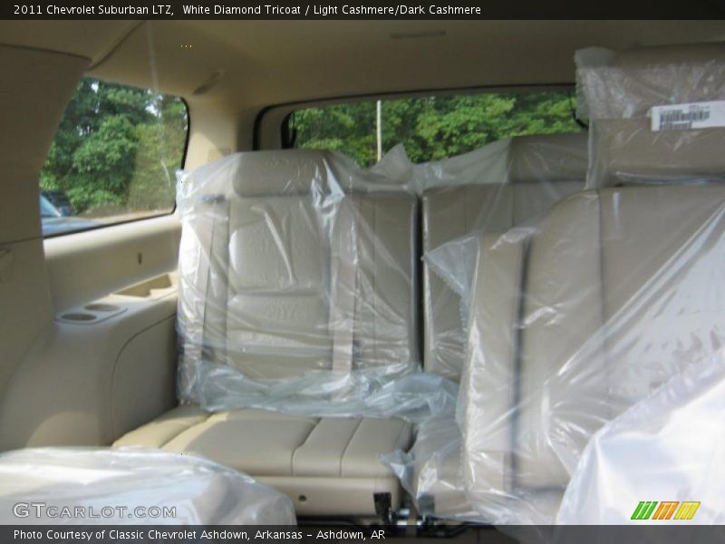 White Diamond Tricoat / Light Cashmere/Dark Cashmere 2011 Chevrolet Suburban LTZ