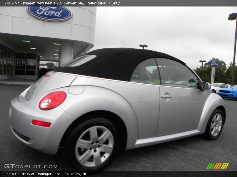 Reflex Silver / Grey 2007 Volkswagen New Beetle 2.5 Convertible