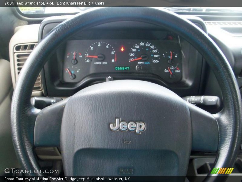 Light Khaki Metallic / Khaki 2006 Jeep Wrangler SE 4x4