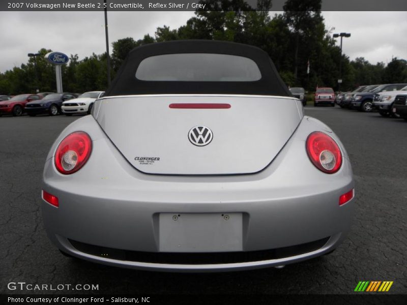 Reflex Silver / Grey 2007 Volkswagen New Beetle 2.5 Convertible
