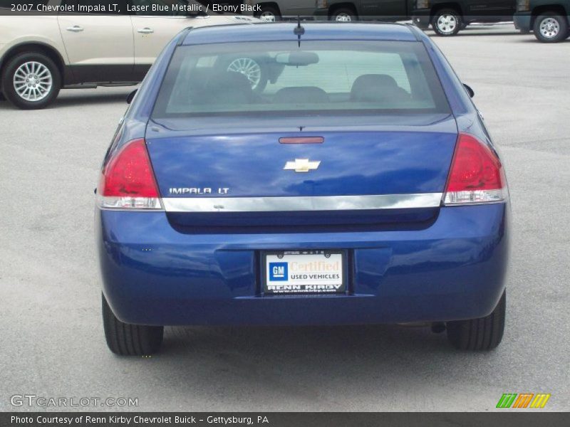 Laser Blue Metallic / Ebony Black 2007 Chevrolet Impala LT