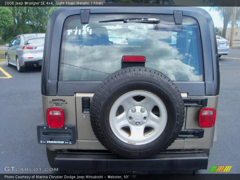 Light Khaki Metallic / Khaki 2006 Jeep Wrangler SE 4x4