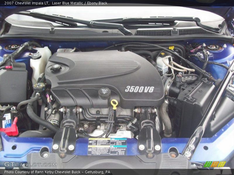 Laser Blue Metallic / Ebony Black 2007 Chevrolet Impala LT