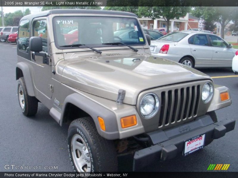Light Khaki Metallic / Khaki 2006 Jeep Wrangler SE 4x4