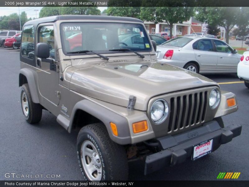 Light Khaki Metallic / Khaki 2006 Jeep Wrangler SE 4x4