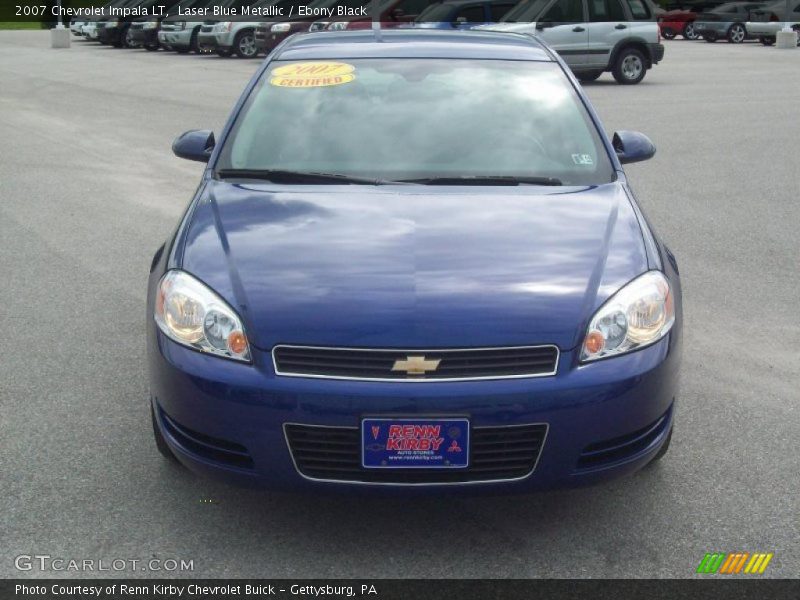 Laser Blue Metallic / Ebony Black 2007 Chevrolet Impala LT