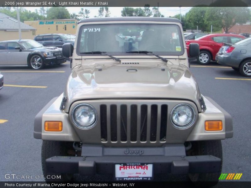 Light Khaki Metallic / Khaki 2006 Jeep Wrangler SE 4x4