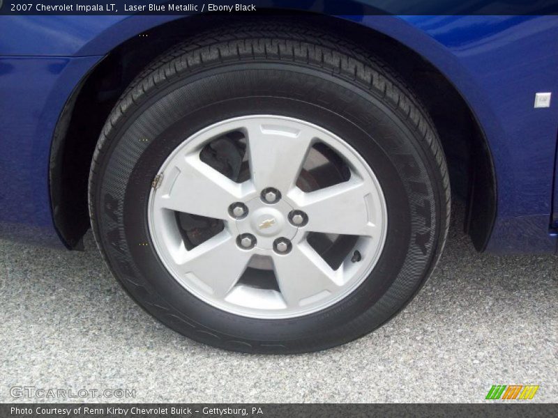 Laser Blue Metallic / Ebony Black 2007 Chevrolet Impala LT