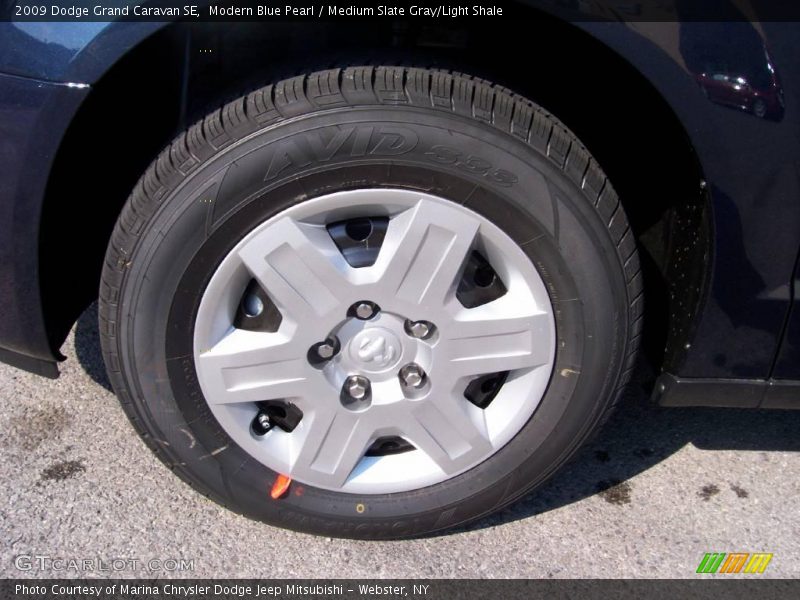 Modern Blue Pearl / Medium Slate Gray/Light Shale 2009 Dodge Grand Caravan SE