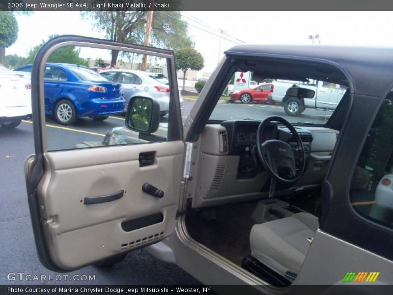 Light Khaki Metallic / Khaki 2006 Jeep Wrangler SE 4x4