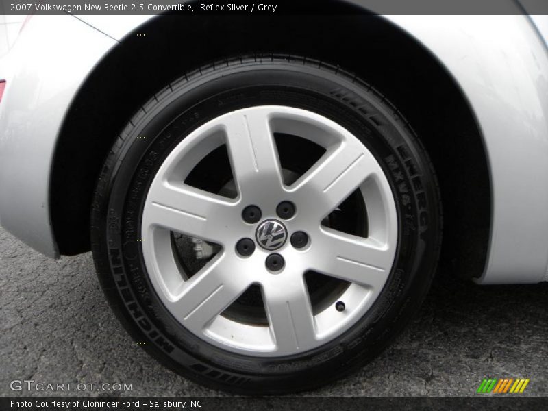 Reflex Silver / Grey 2007 Volkswagen New Beetle 2.5 Convertible