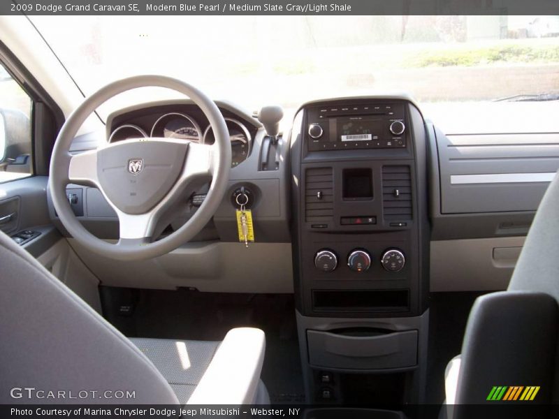 Modern Blue Pearl / Medium Slate Gray/Light Shale 2009 Dodge Grand Caravan SE