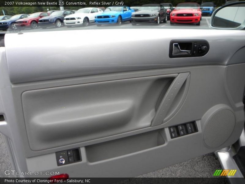Reflex Silver / Grey 2007 Volkswagen New Beetle 2.5 Convertible
