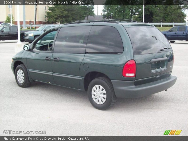 Hunter Green Metallic / Mist Gray 2000 Plymouth Voyager