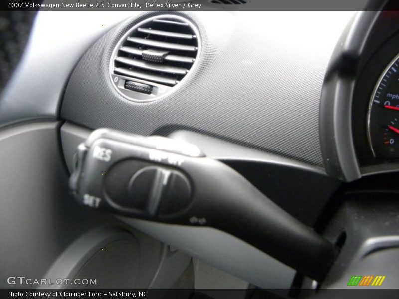 Reflex Silver / Grey 2007 Volkswagen New Beetle 2.5 Convertible
