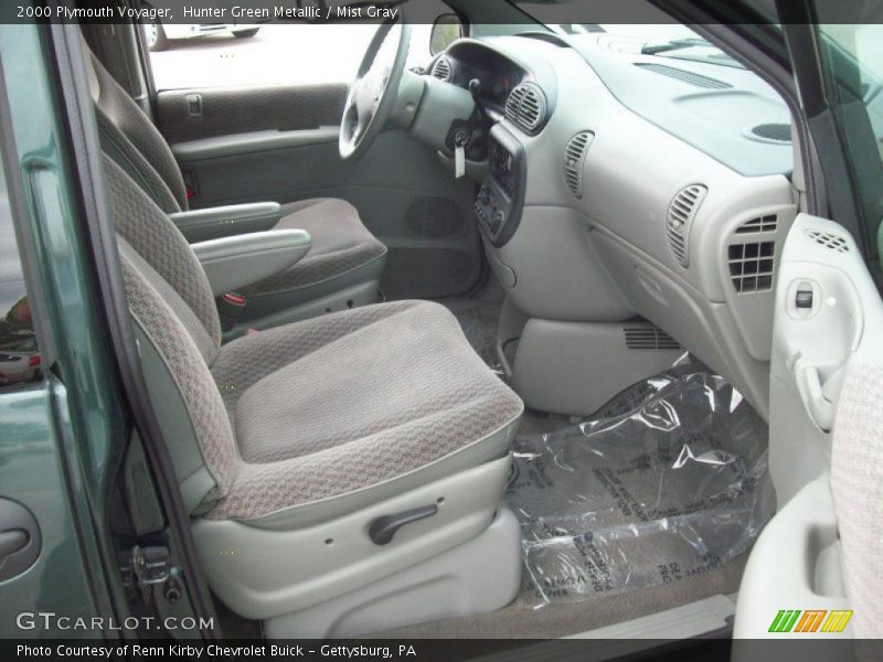 Hunter Green Metallic / Mist Gray 2000 Plymouth Voyager