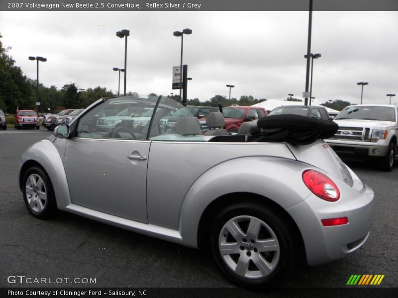 Reflex Silver / Grey 2007 Volkswagen New Beetle 2.5 Convertible