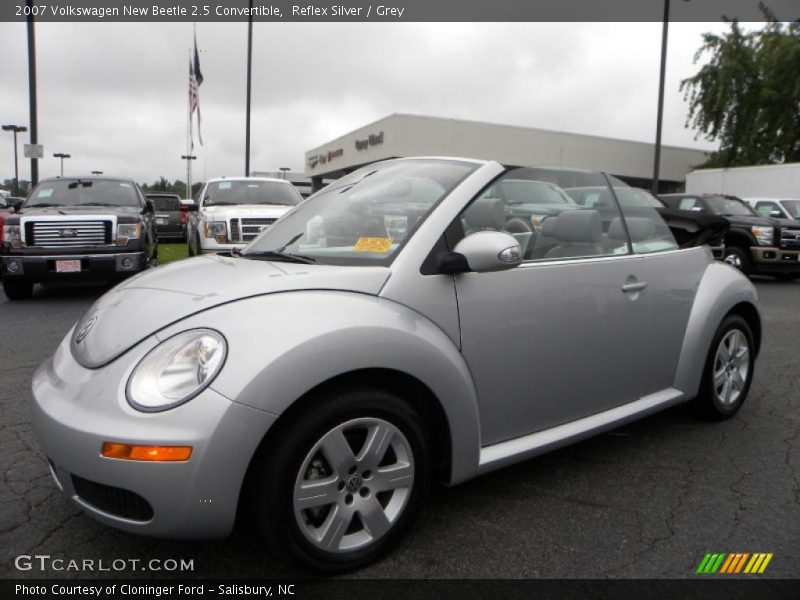 Reflex Silver / Grey 2007 Volkswagen New Beetle 2.5 Convertible