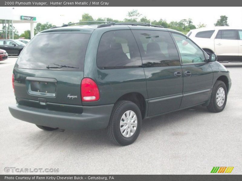 Hunter Green Metallic / Mist Gray 2000 Plymouth Voyager