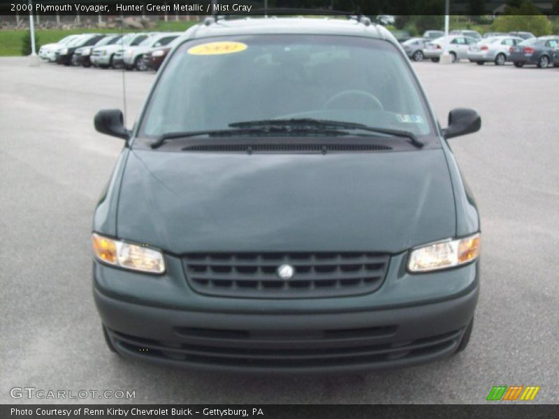 Hunter Green Metallic / Mist Gray 2000 Plymouth Voyager