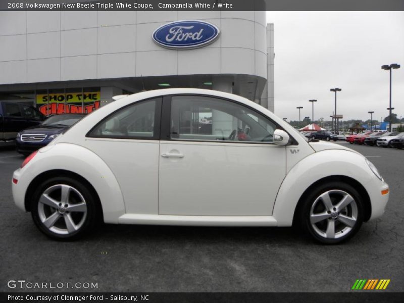 Campanella White / White 2008 Volkswagen New Beetle Triple White Coupe